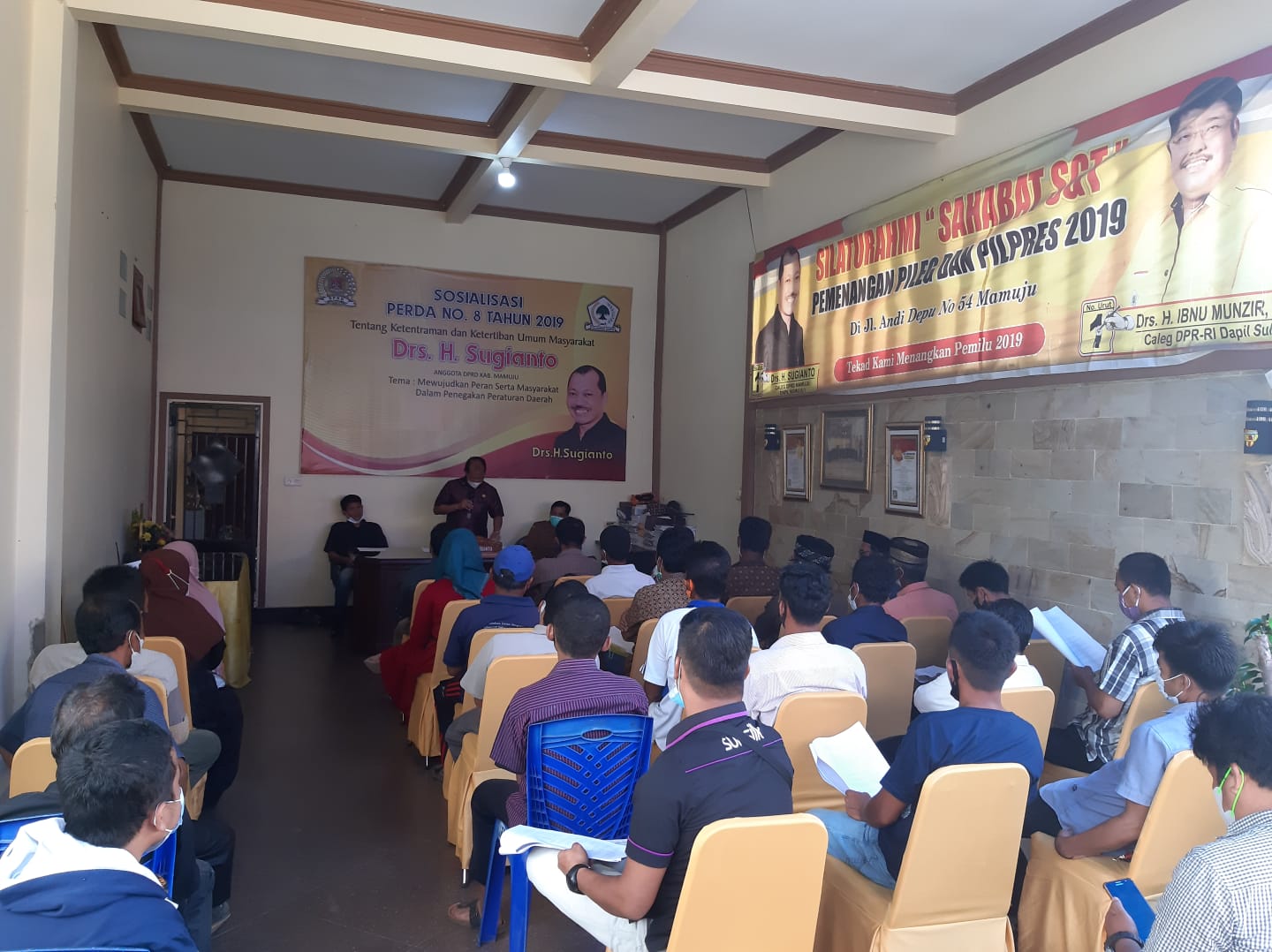 Anggota DPRD Mamuju Sugianto Gelar Sosialisasi Perda Tentang Ketentraman dan Ketertiban Masyarakat